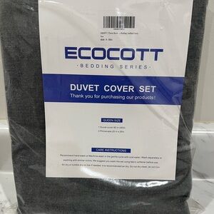 Charcoal Duvet Cover Set